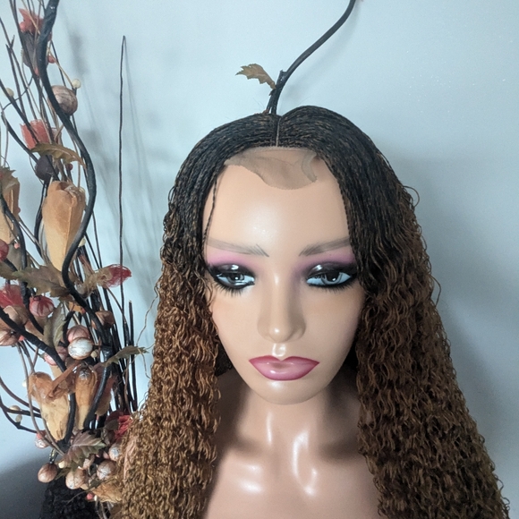 Human hair braided wig - Picture 4 of 6